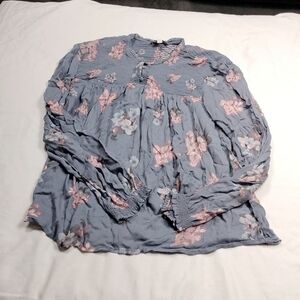 Lucky Brand women's long sleeved blouse size medium